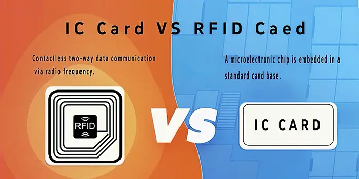 difference between an ic card and an rfid card